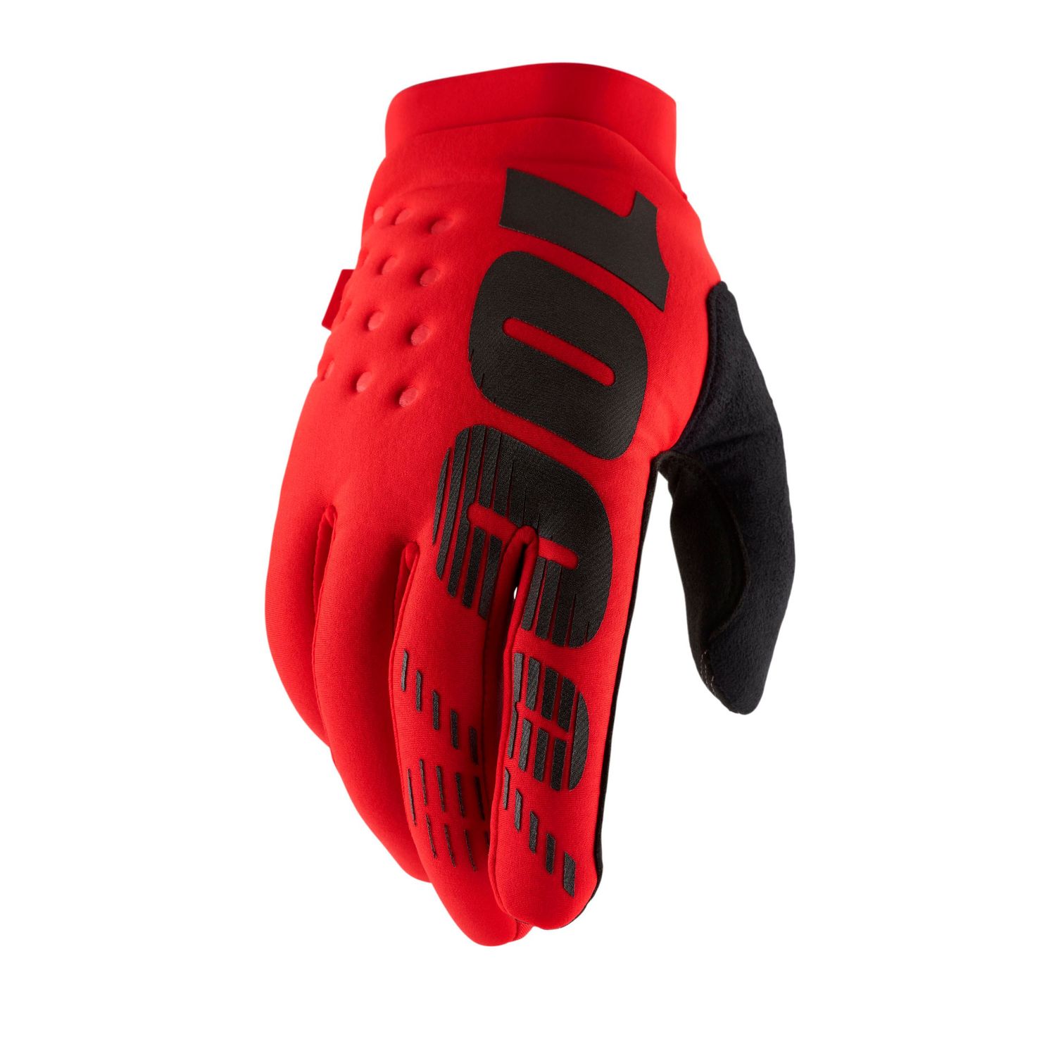 100% Gloves Brisker Red