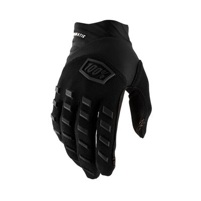100% Gloves Airmatic Black/Charcoal