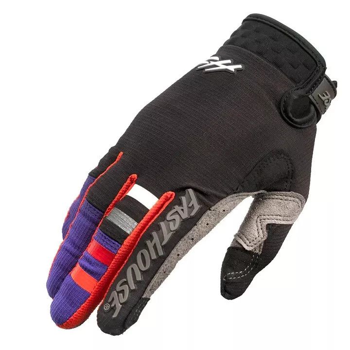Fasthouse Gloves Elrod Evoke Black/Purple M