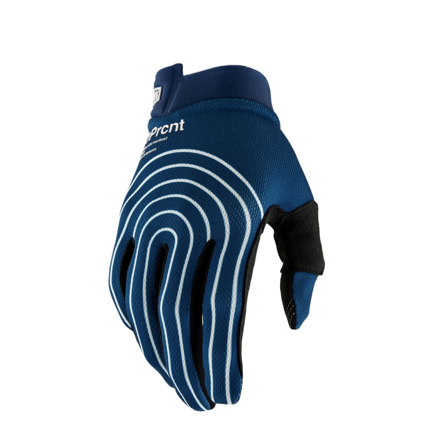 100% Gloves Itrack Rewound Navy, Size: XL