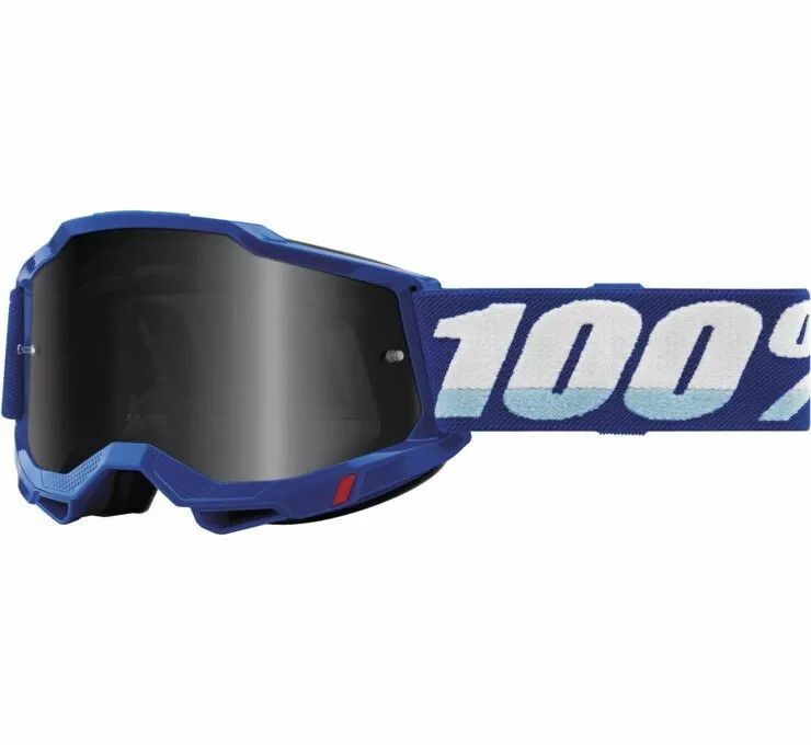100% Goggle Accuri 2 Sand Goggle Blue Smoke Lens