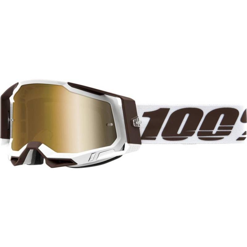 100% Goggle Racecraft 2 Snowbird - Mirror True Gold Lens