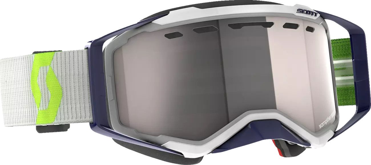 Scott Goggle Snow Prospect Grey/Yellow Silver Chrome Lens