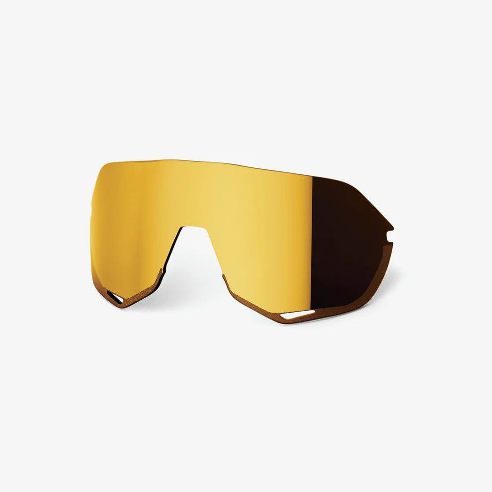 100% Sunglasses Lens S2 Replacement - Flash Gold