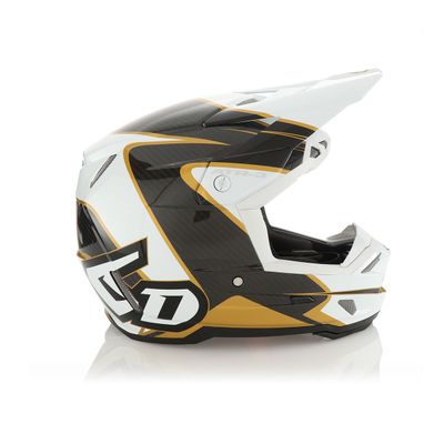6D Helmet ATR-3 Wave Gloss Gold White M
