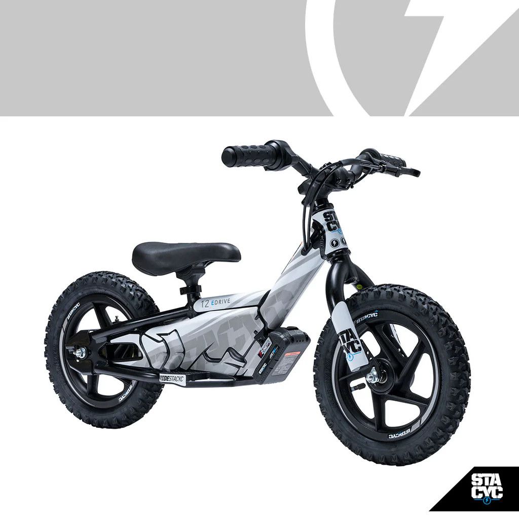 Stacyc 12&quot; Graphic Kit - Electrify White
