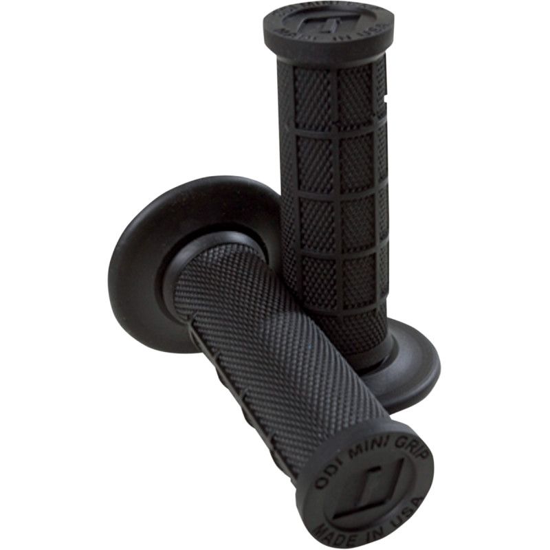 Odi Mini MX Half-Waffle Grips, Color: Black