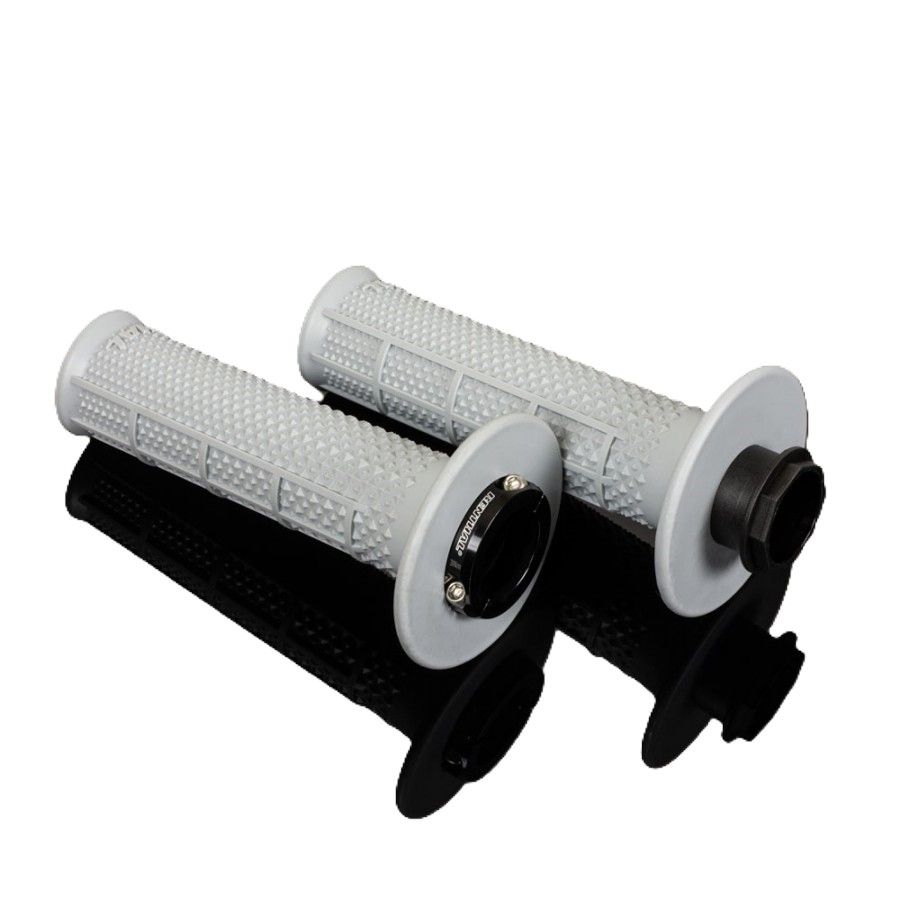 Renthal Grips MX Original Lock-On Tapered/Half Waffle, Color: Grey - Soft