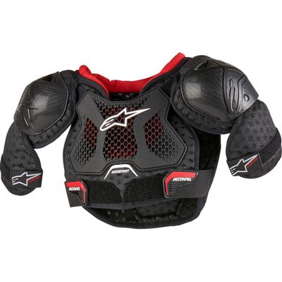 Alpinestars Kickstart Chest Guard Youth Black/Red 4/6