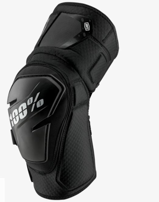 100% Fortis Knee Guards Black - S/M
