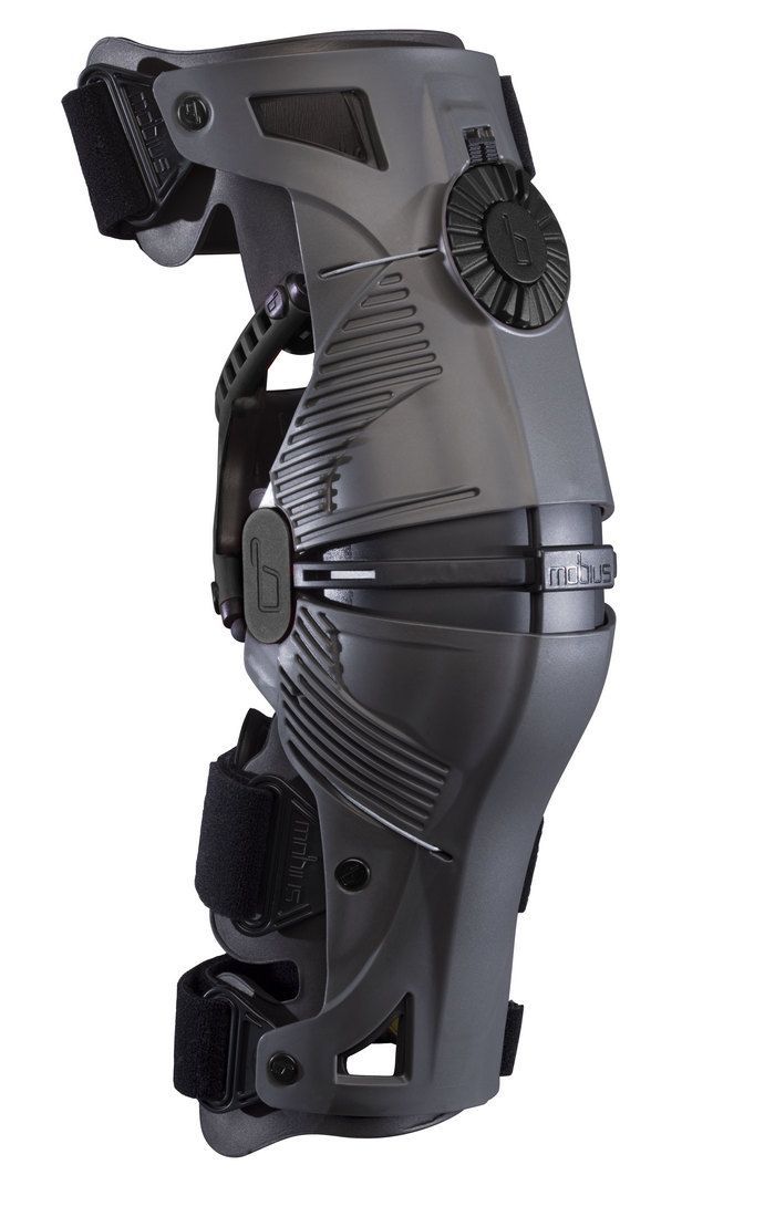 Mobius X8 Knee Brace, Size: L, Colour: Grey/Black
