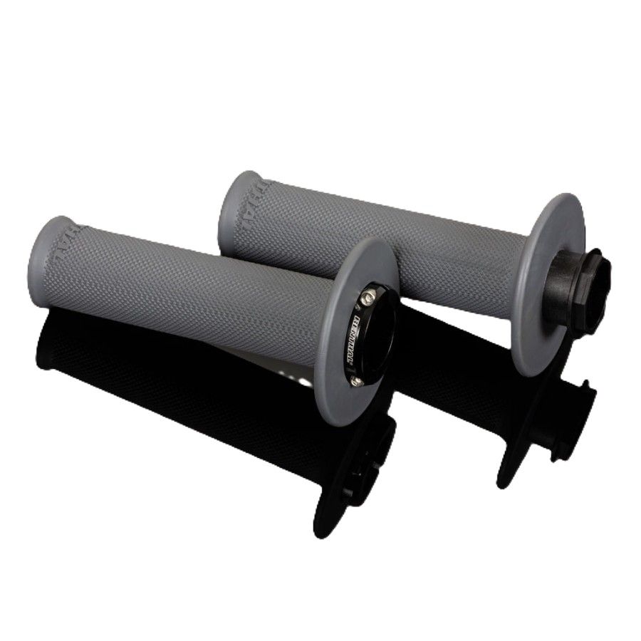 Renthal Grips MX Original Lock-On Full Diamond, Color: Dark Gray - Medium