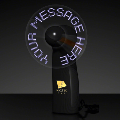 Pre-programmed black mini fan
