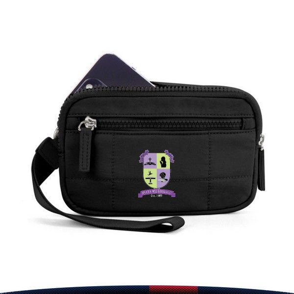 Quilted Nylon Wristlet