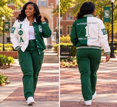 Two-Toned Iota Line Jacket Two-Toned Iota Line Jacket