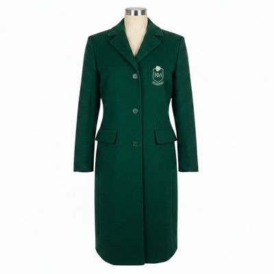 Iota Phi Lambda Embroidered Long Wool Coat Iota Phi Lambda Embroidered Long Wool Coat