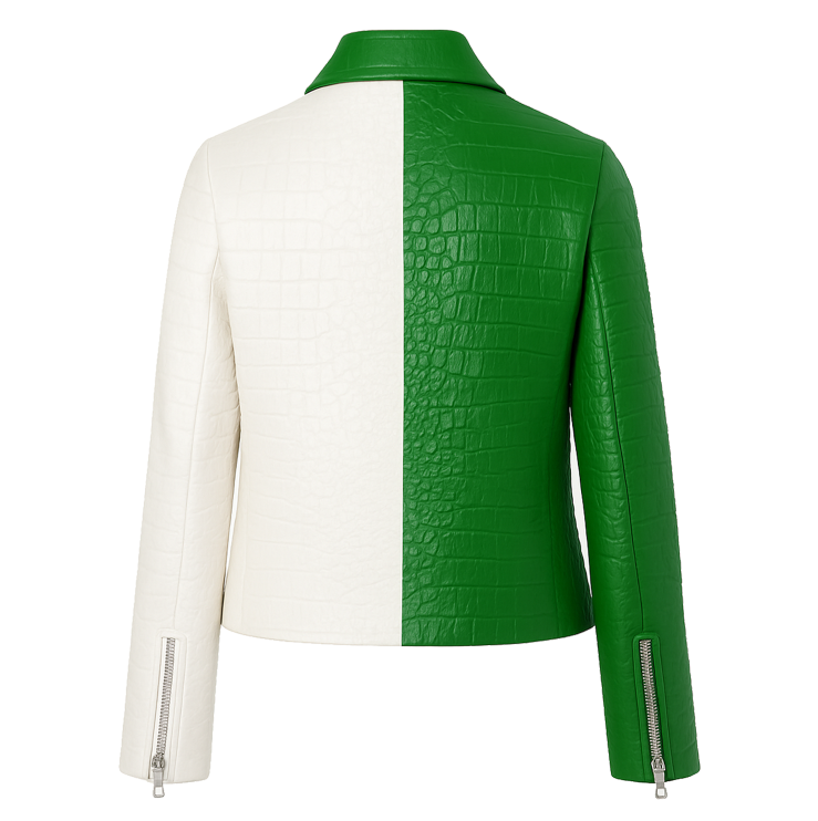 Crocodile Leather Jacket