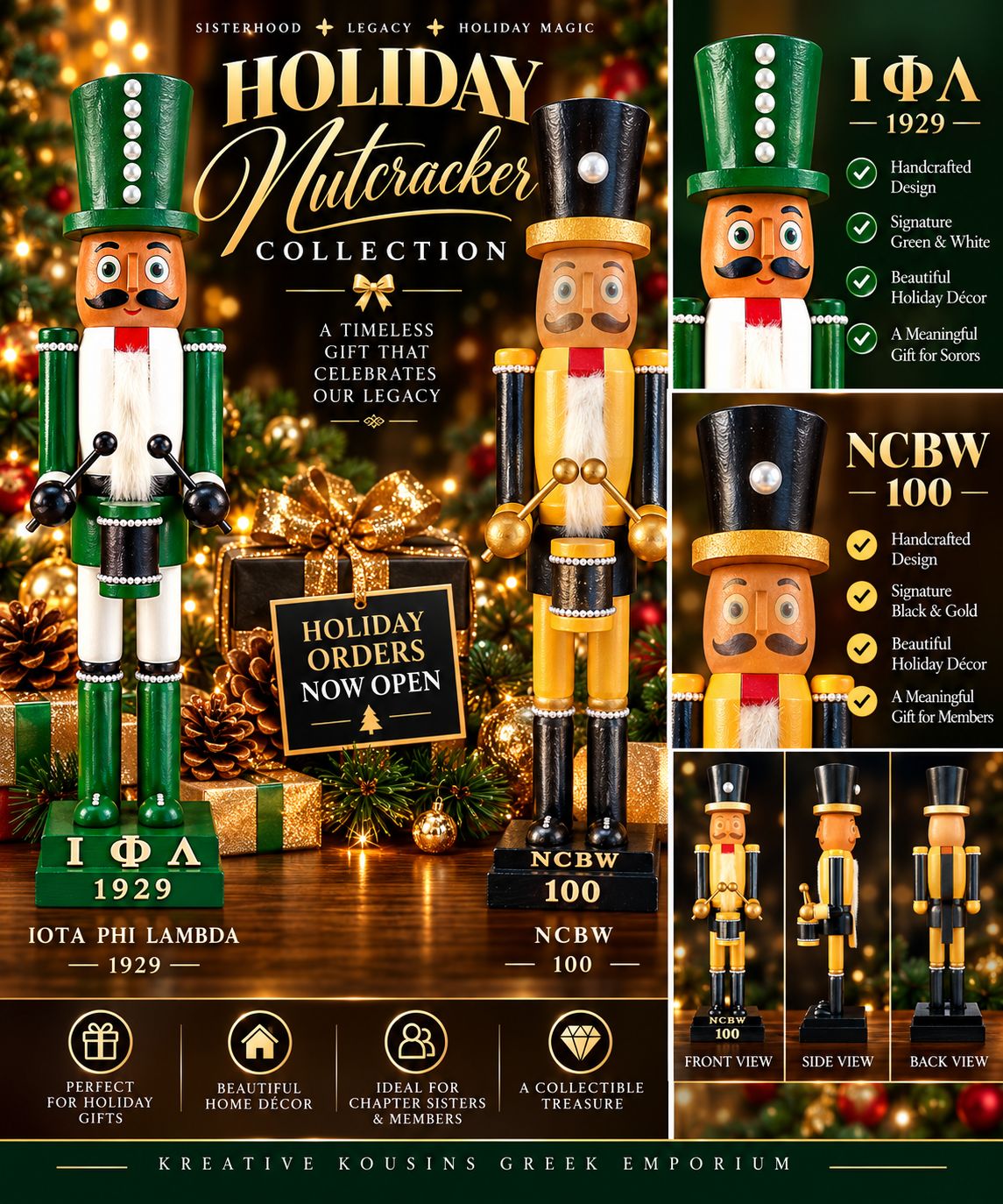 Customized Holiday Nutcracker
