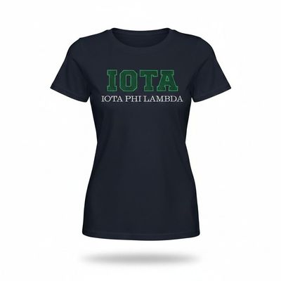 Iota black embroidered tshirt Iota black embroidered tshirt
