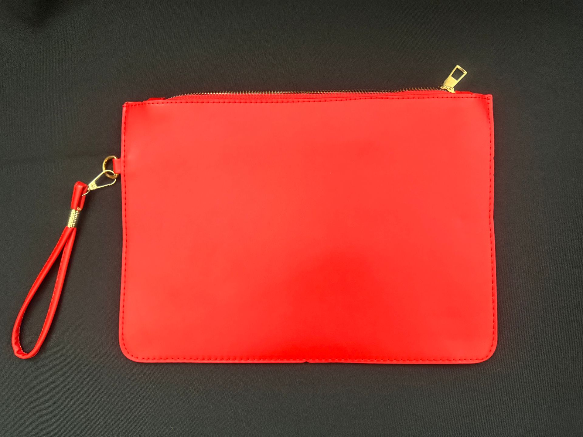 Classic PU Leather Wristlet Clutch