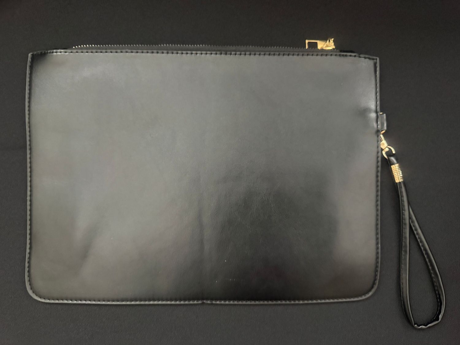 Classic PU Leather Wristlet Clutch