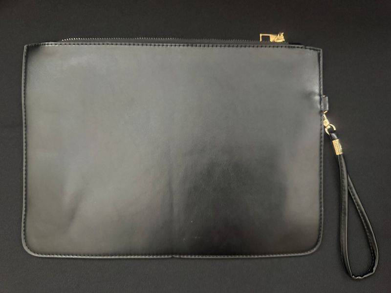 Classic PU Leather Wristlet Clutch