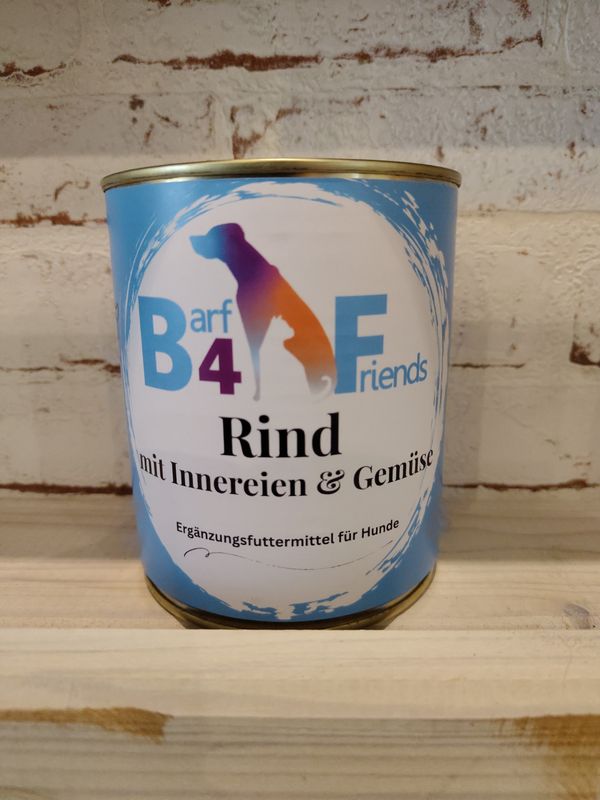 Barf4Friends Nassfutter Rind 800g