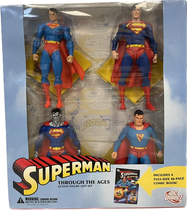 Superman Through The Ages Action Figure Gift Set