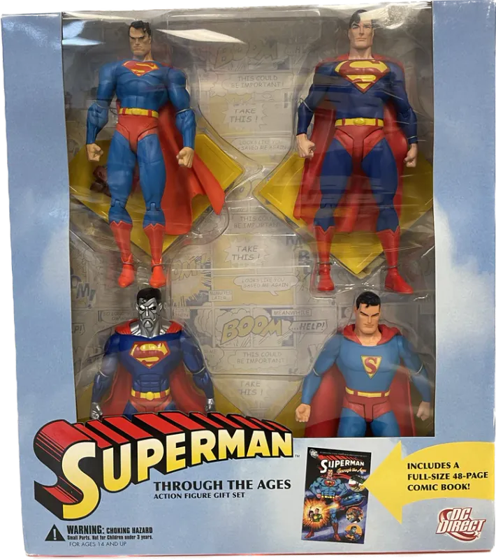 Superman Through The Ages Action Figure Gift Set