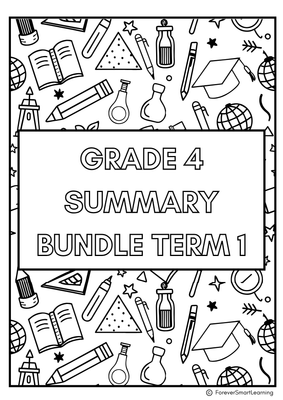 GRADE 4 TERM 1 SUMMARY BUNDLE