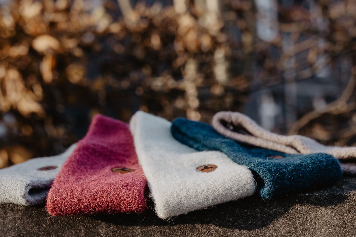 Stirnband STRECH - Farbe: blau-meliert