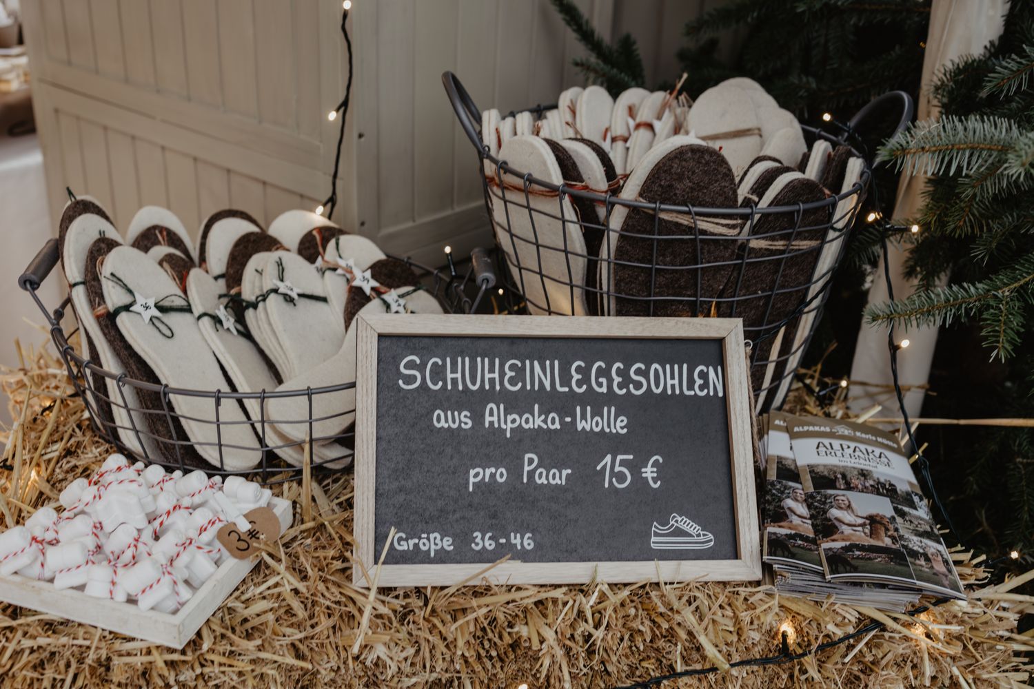 Alpaka-Schuheinlegesohlen