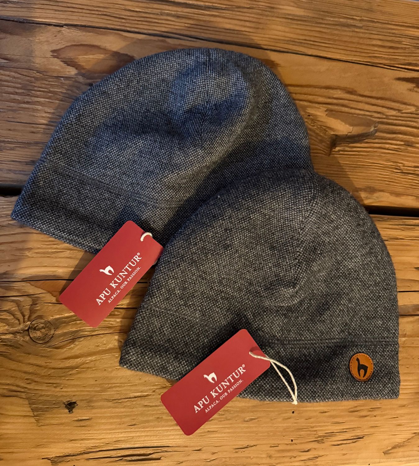 Alpaka Sport Mütze - Farbe: Anthrazit - Gr. M