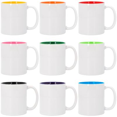 Taza con interior de colores