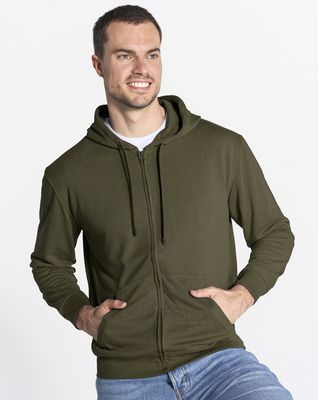 Sudadera con cremayera Unisex