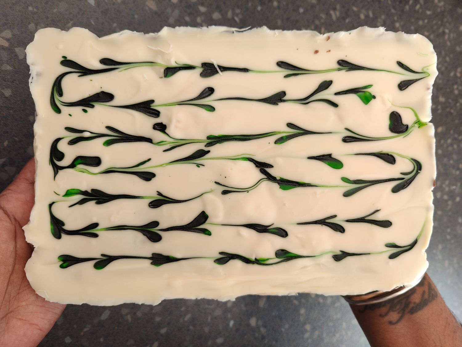 Peppermint Chocolate Slice