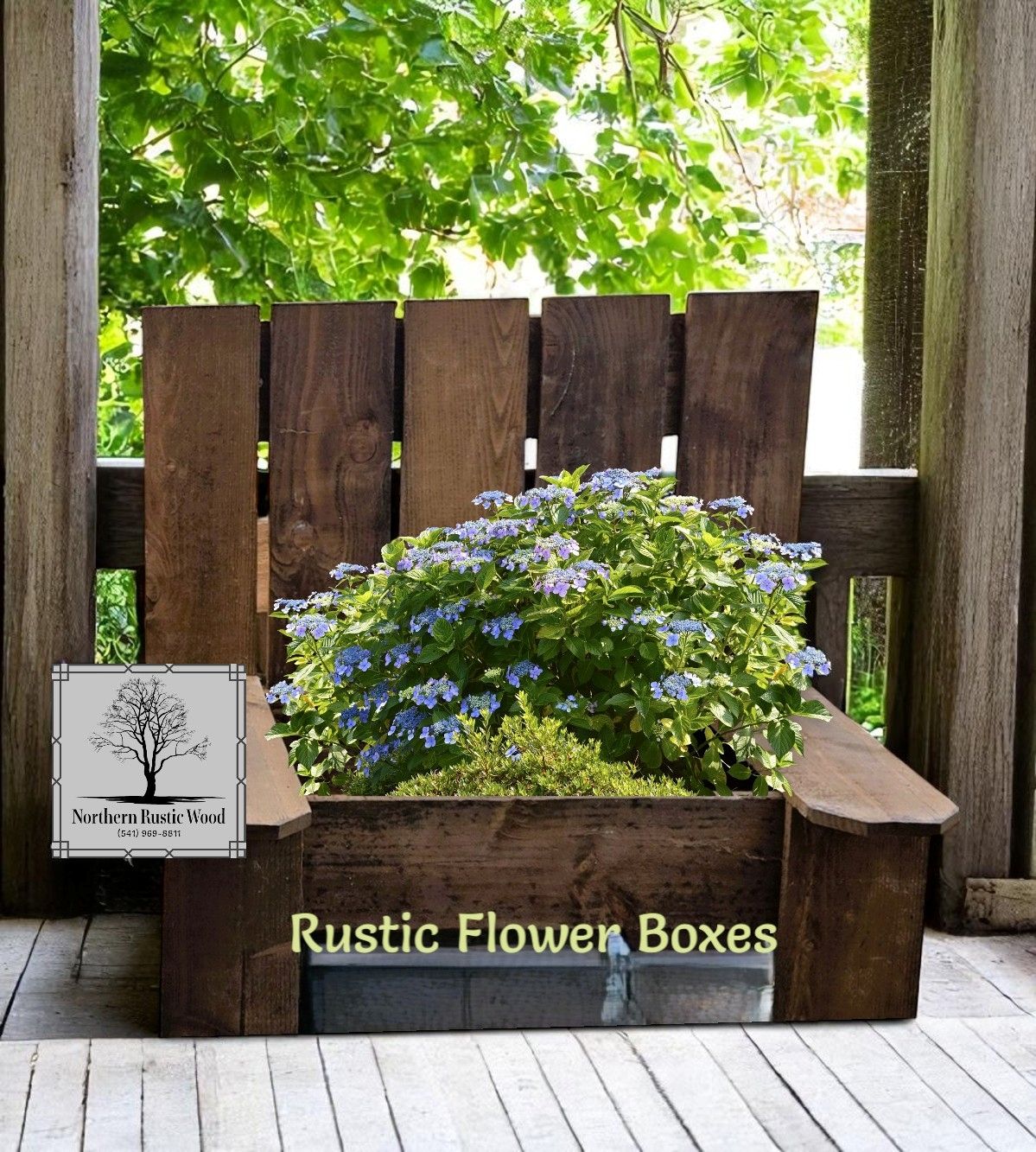 Handcrafted Wooden Planter Boxes by Northern Rustic Wood