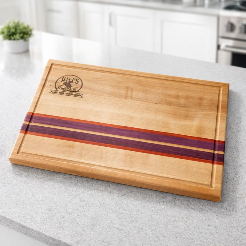 Handcrafted Maple, Padauk and Walnut