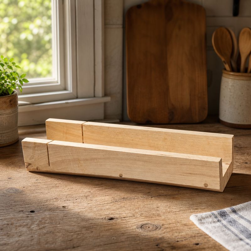 Handcrafted Wooden Bread Slicer
