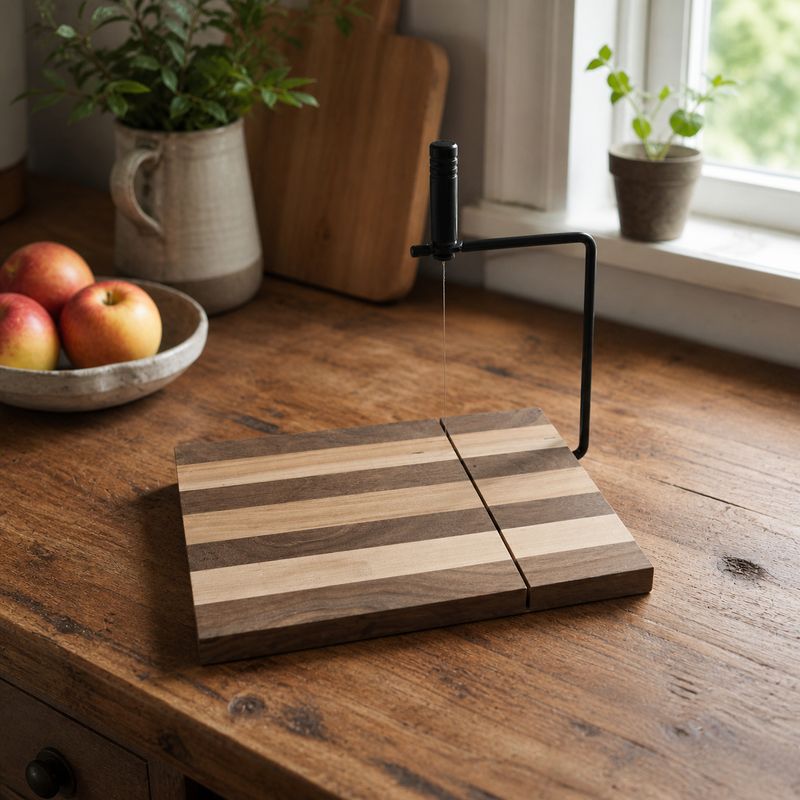 Handcrafted Wooden Cheese Slicing Board