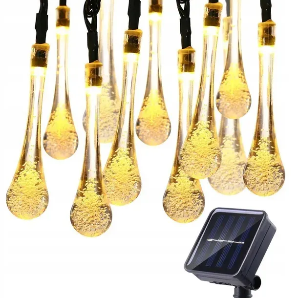 Girlanda ozdobna solarna 10m 50x sople