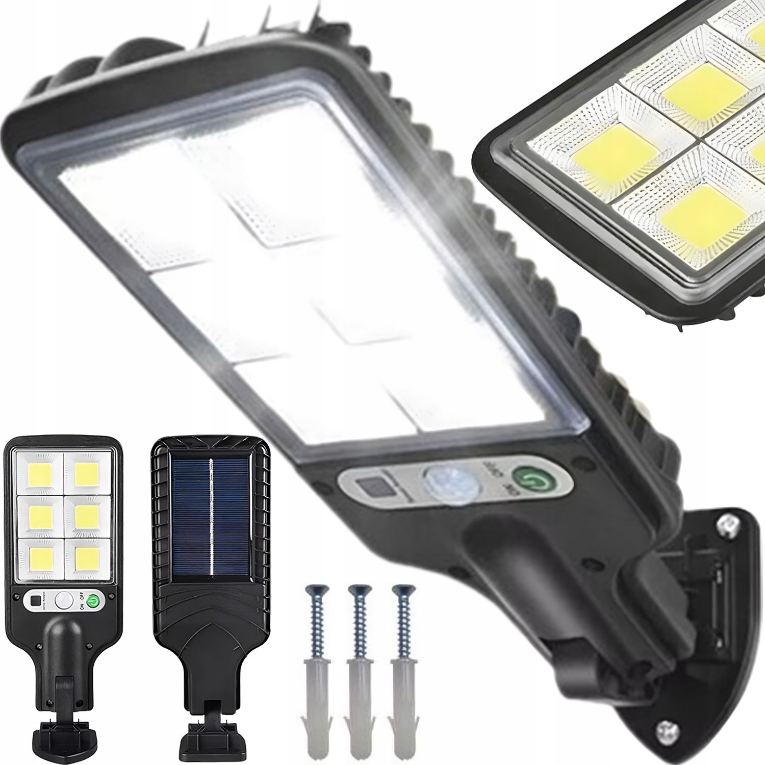 Lampa uliczna solarna 120 COB LED model LU17