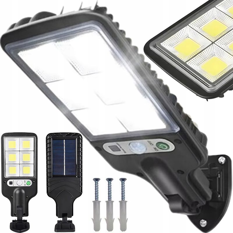 Lampa uliczna solarna 120 COB LED model LU17