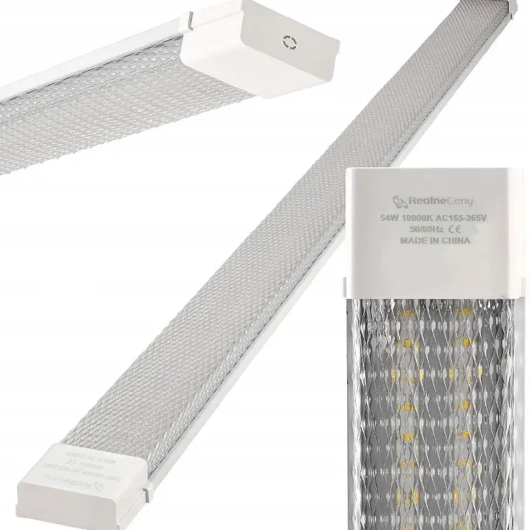 LAMPA LED PANEL SUFITOWA PLAFON NATYNKOWA OPRAWA ŚWIETLÓWKA 120cm 54W MOCNA