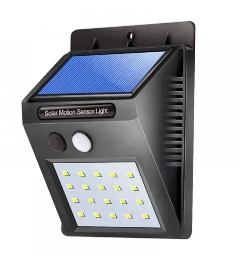 Lampa solarna z czujnikiem ruchu zmierzchu halogen 30 led smd