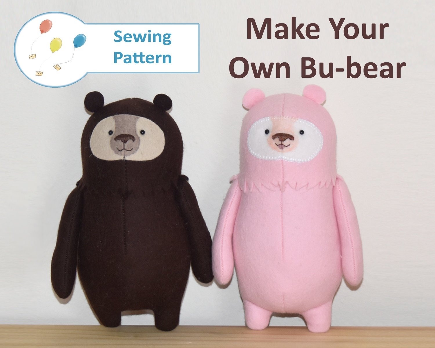 Bu-bear Teddy Bear Starter Sewing Pattern