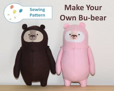Bu-bear Teddy Bear Starter Sewing Pattern Bu-bear Teddy Bear Starter Sewing Pattern