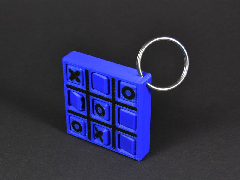 TicTacToe-Schlüsselanhänger
