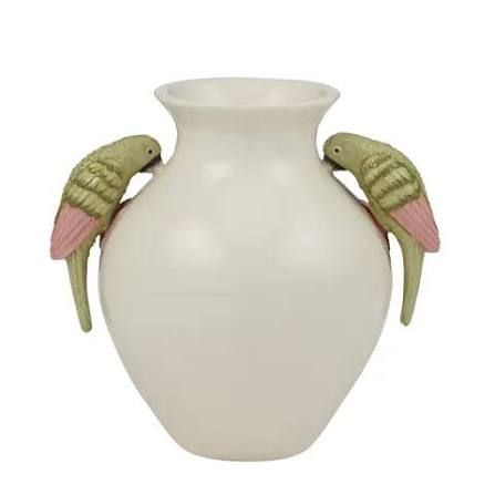 Macaw Ceramic Vase