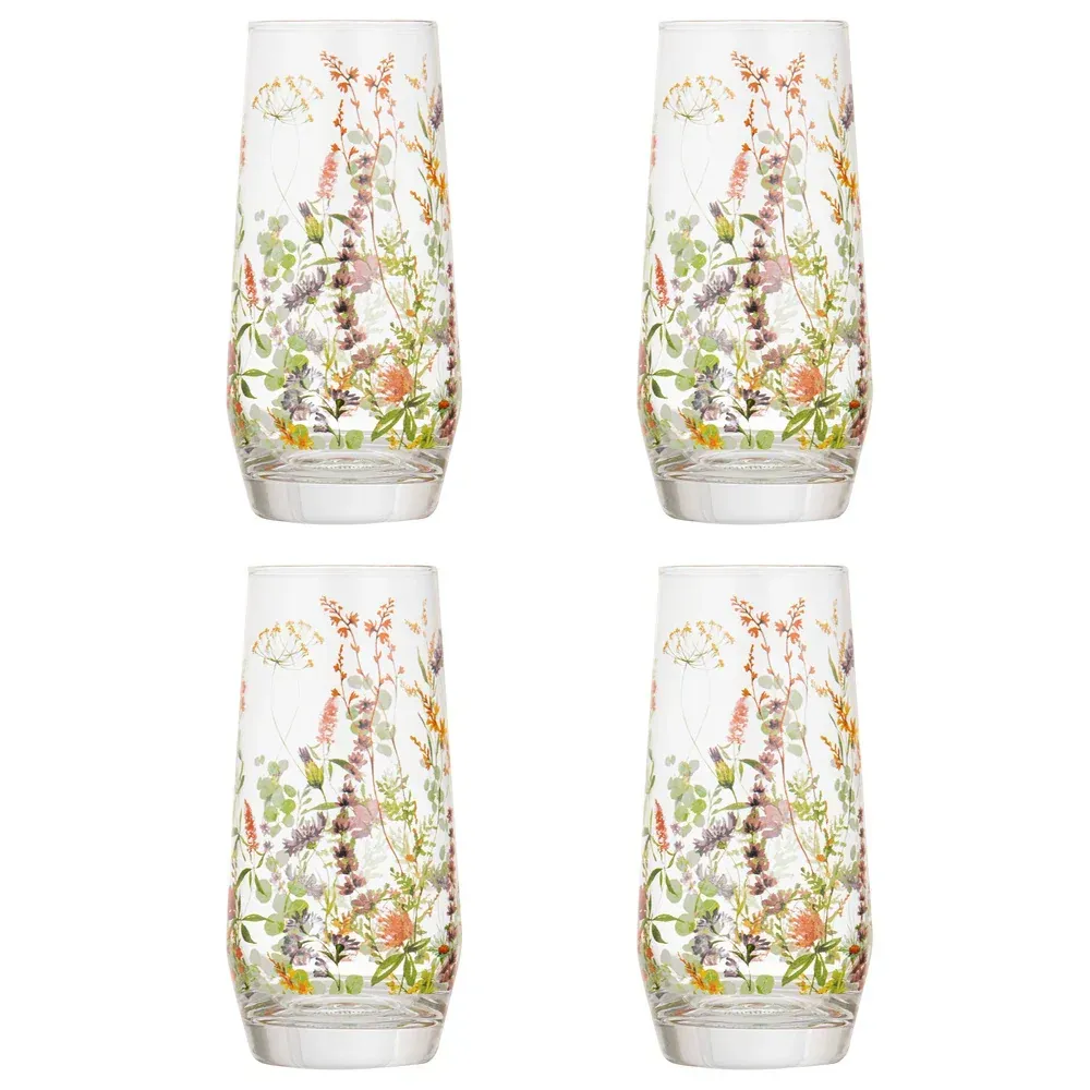 Wildflowers Crystal Highball